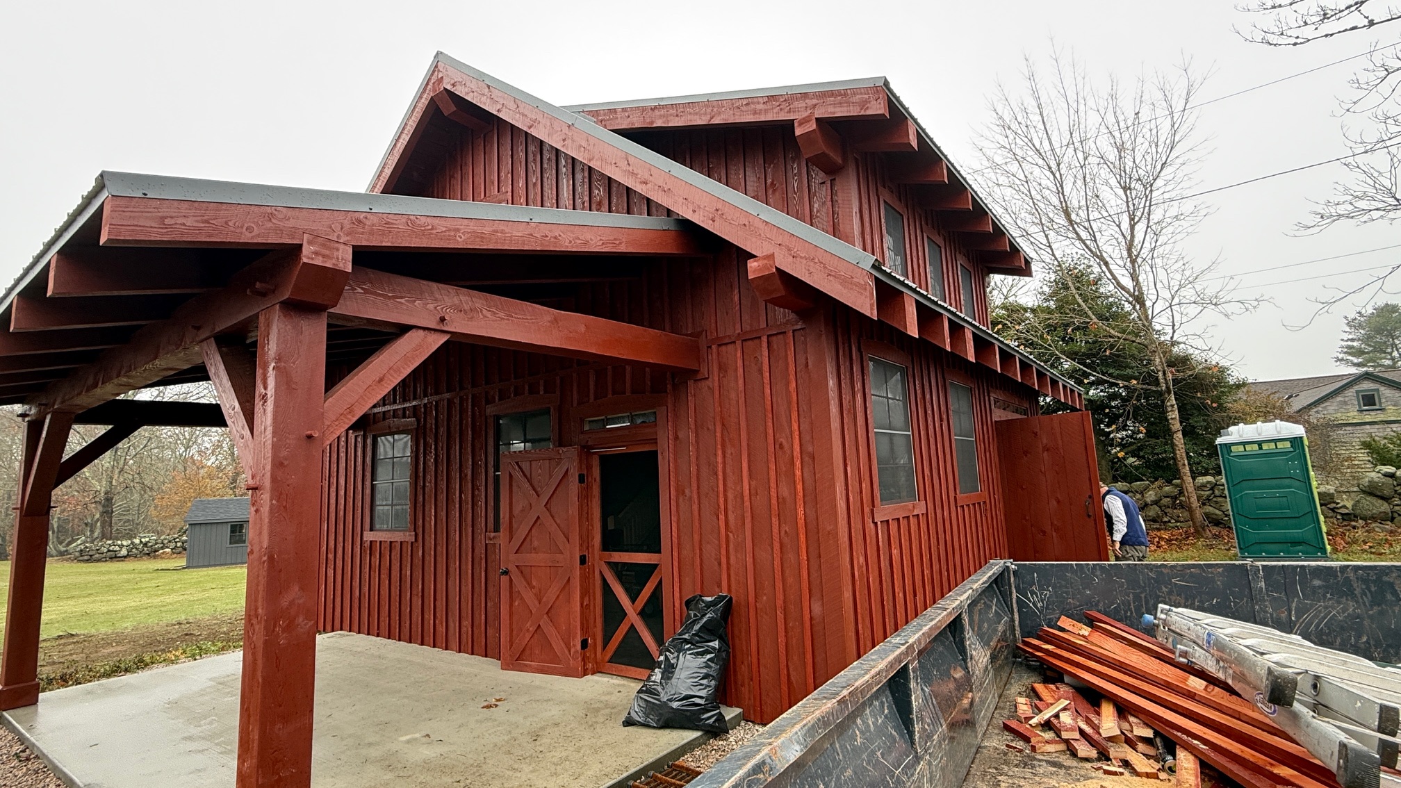 24×24 Timber Frame Garage. — photo 8