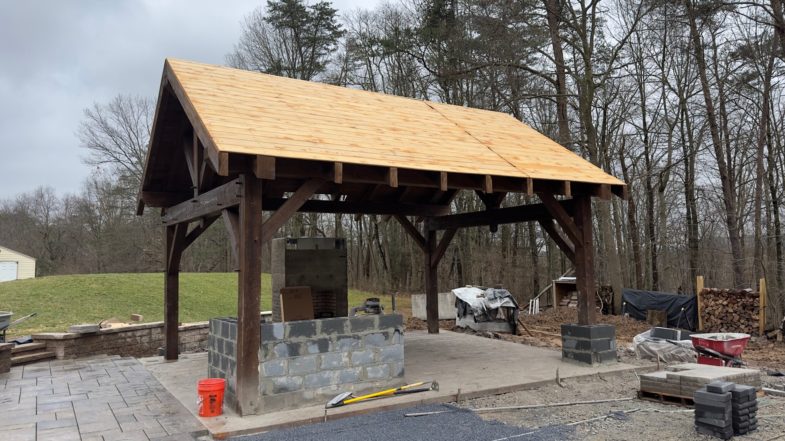18×22 Timber Frame Pavilion — photo 7