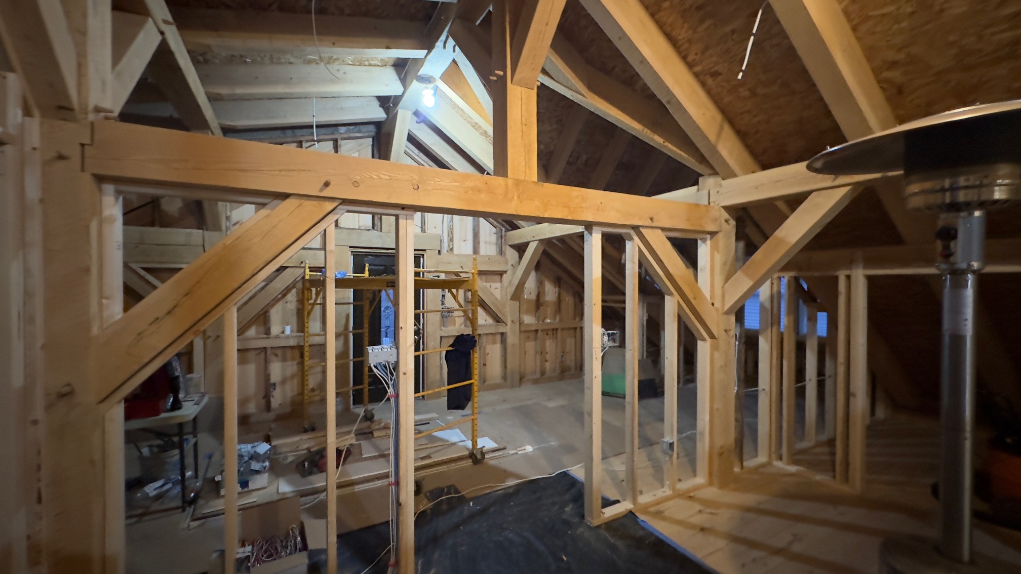 36×36 Timber frame barn with loft — photo 7