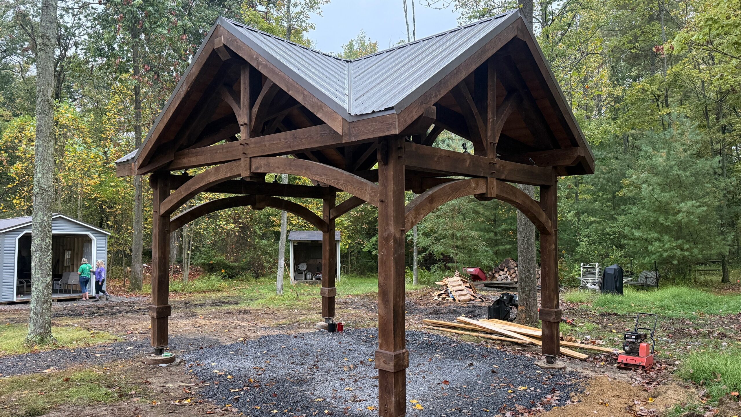 16×20 Timber Frame Pavilion — photo 14