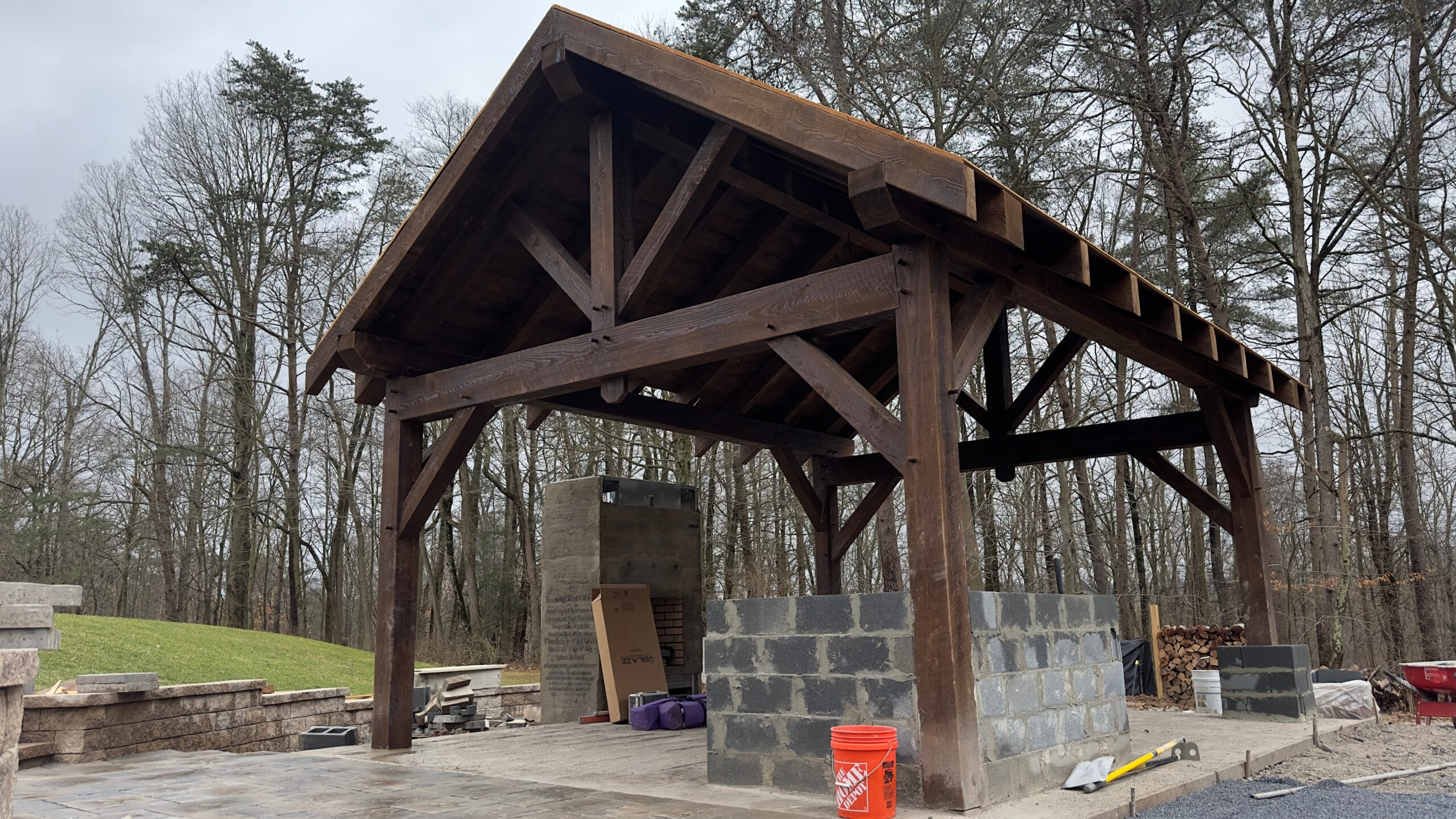 18×22 Timber Frame Pavilion — photo 8