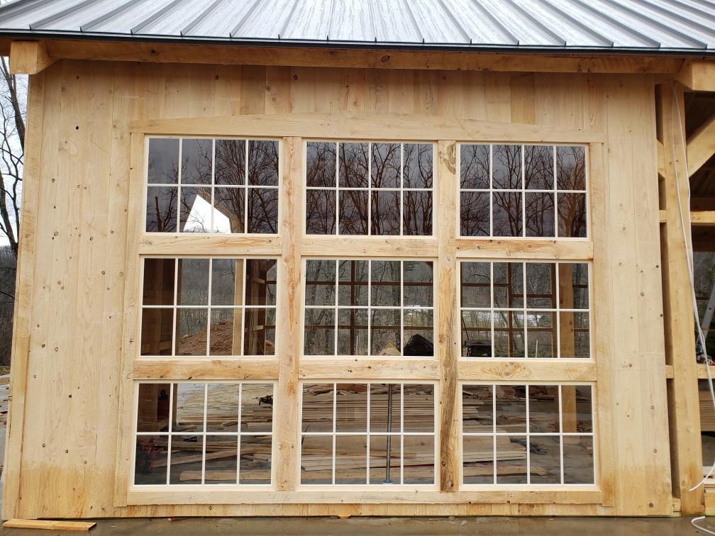 40×90 Timber Frame party barn and 40×60 Timber Frame sheep barn — photo 13