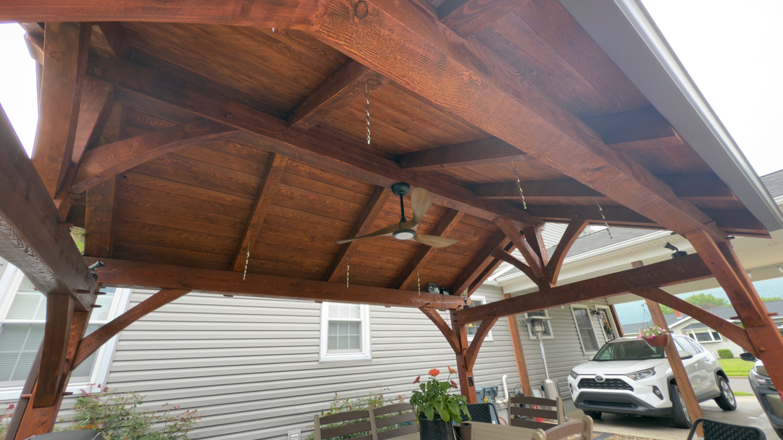 12×16 DIY Timber Frame Pavilion kit — photo 11