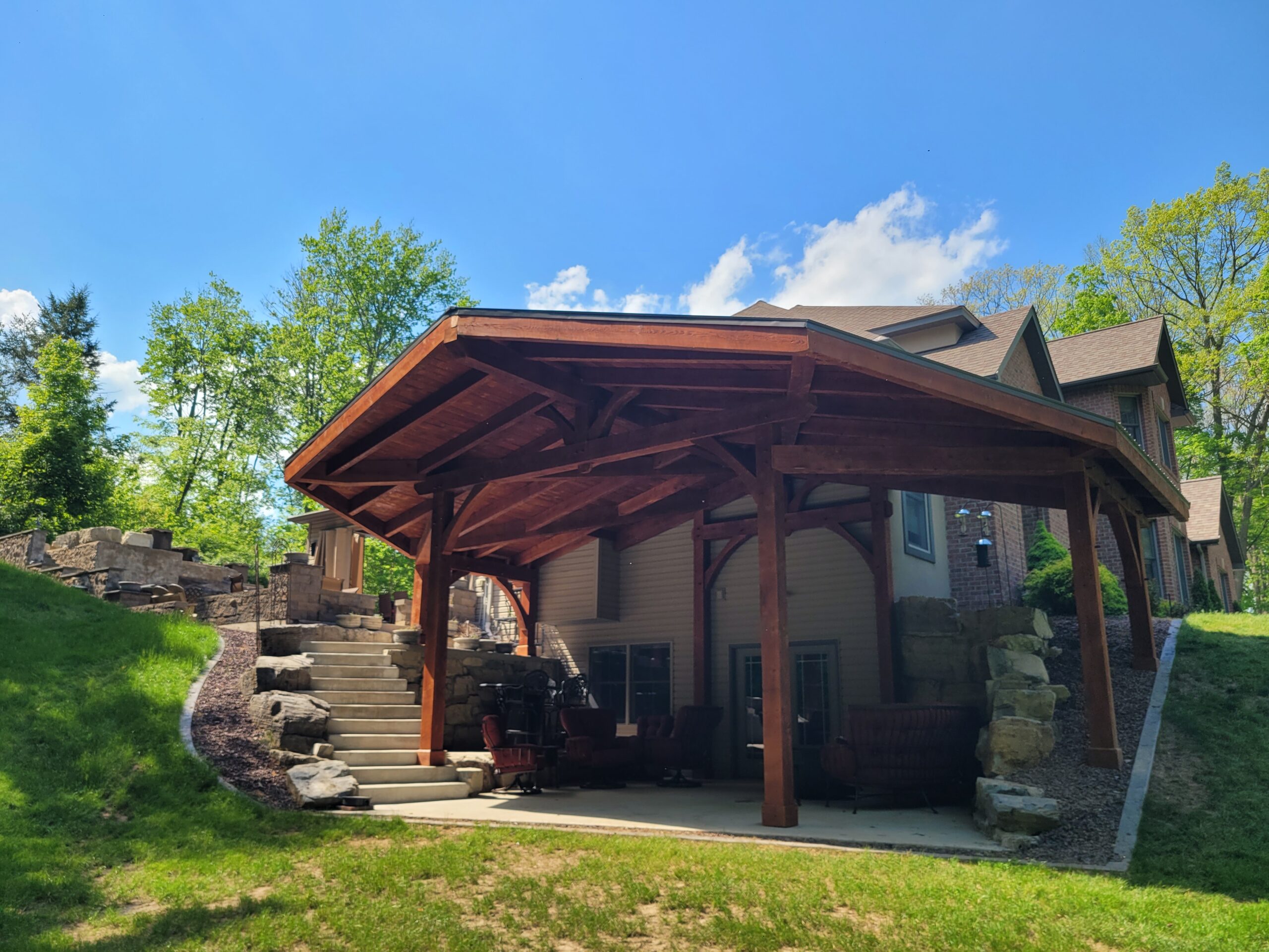 34×24 Timber Frame Pavilion — photo 22