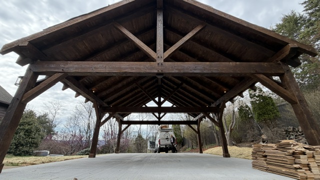 24×30 Timber Frame Pavilion — photo 9