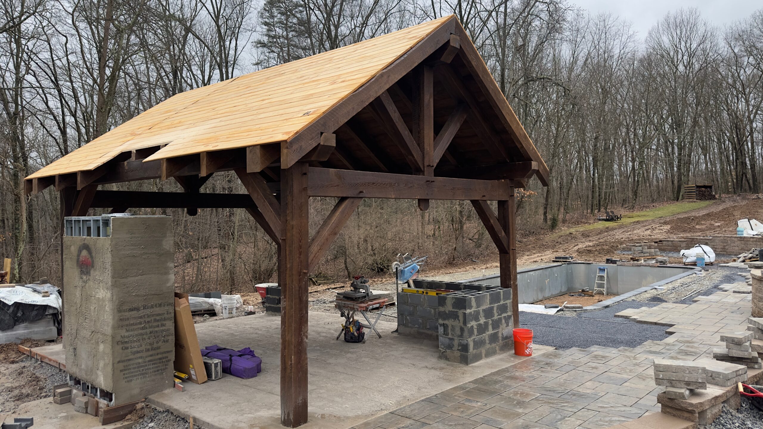 18×22 Timber Frame Pavilion — photo 10