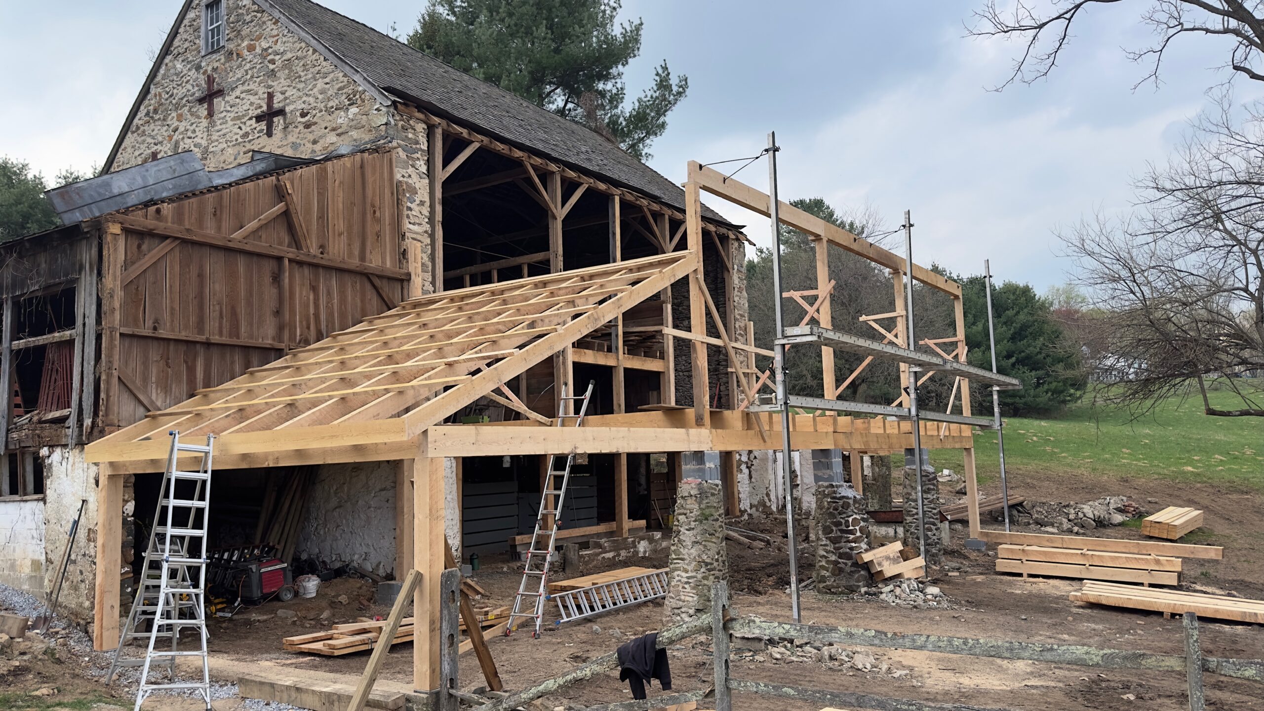 Timber Frame Barn Restore — photo 11